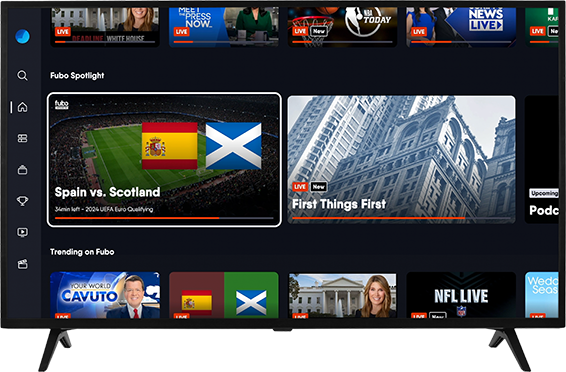 Connected TV app screenshot